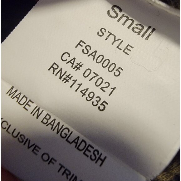 HARPER HERITAGE‎ Sweater Brown Olive Pullover Faux Leather Elbow Patches Women S - Picture 9 of 9